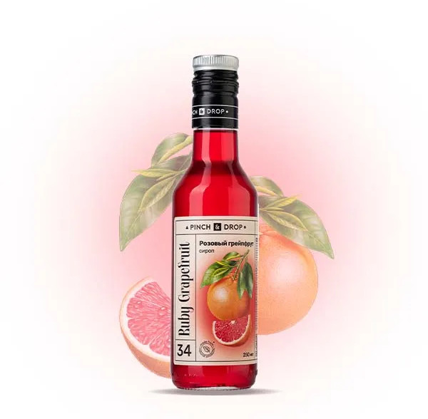 Сироп «Розовый грейпфрут» | Pinch&Drop