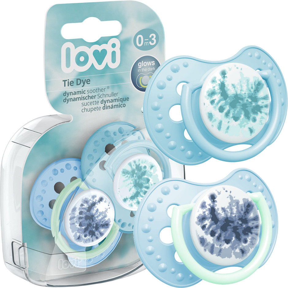Набор сосок-пустышек динамических | Tie Dye | LOVI