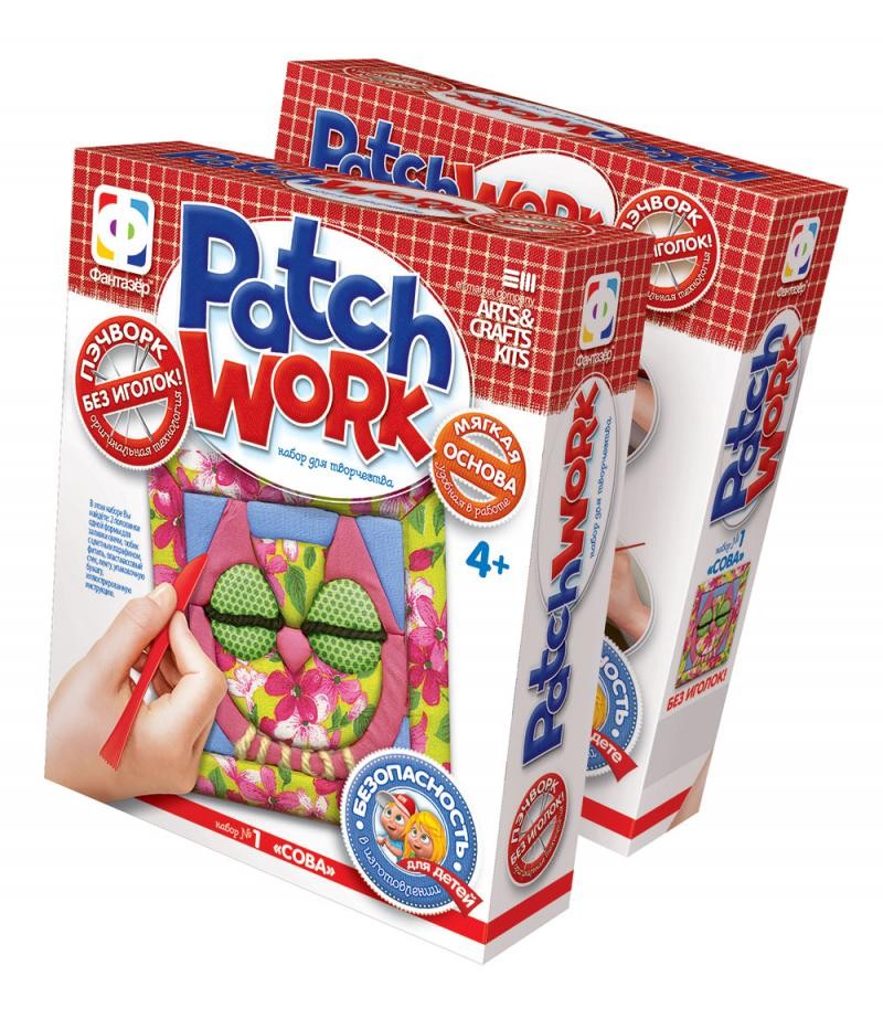 Пэчворк без иголки «Сова» | Пэчворк без иголки | Фантазер