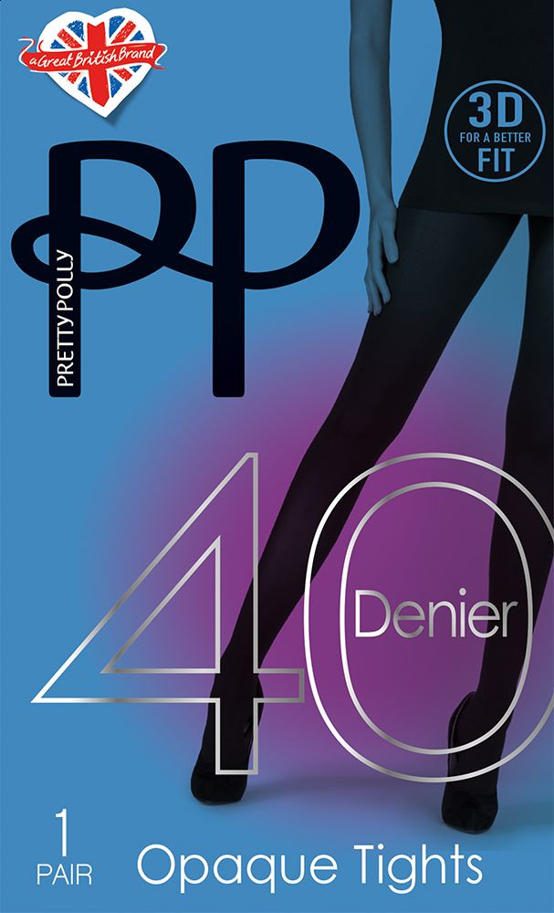 Непрозрачные колготки с 3D-плетением | Pretty Polly