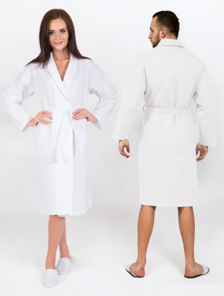 Халат запашной | Вафельное полотно | АртДизайн
