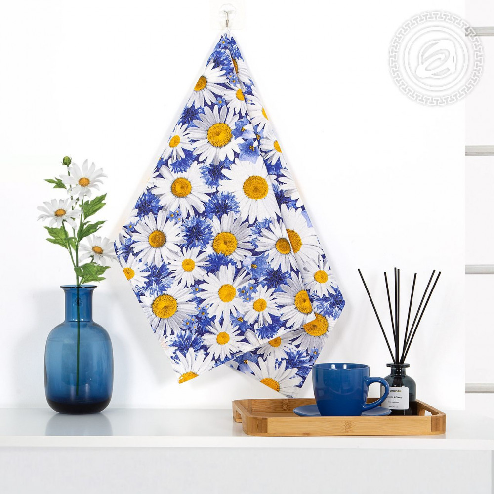 Полотенце кухонное «Летний букет» | Полотенца из рогожки | АртДизайн