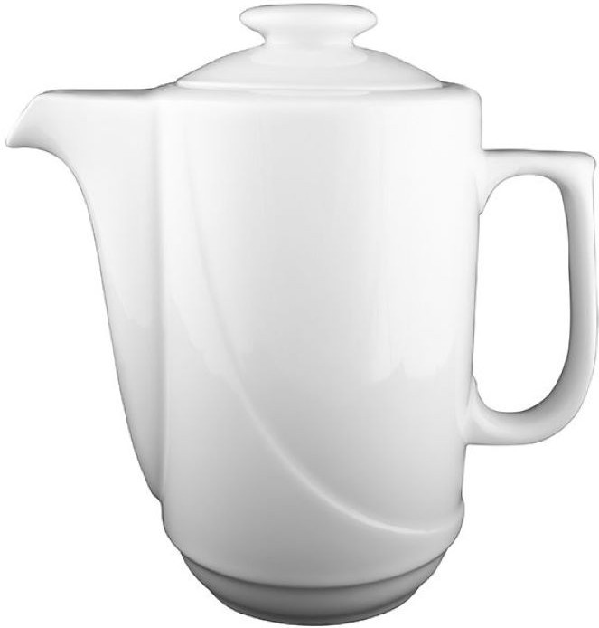Кофейник | Белая | Башкирский фарфор