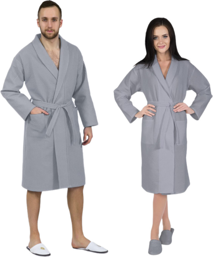 Халат запашной | Вафельное полотно | АртДизайн