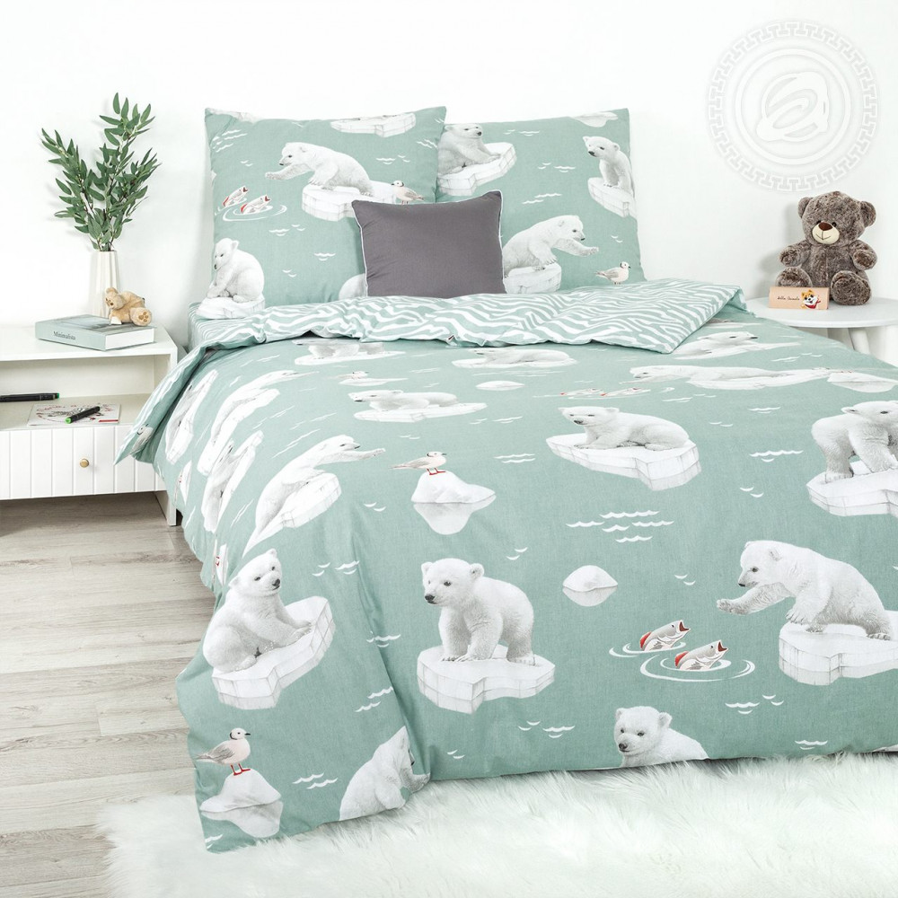 Комплект постельного белья «Снежок» | Поплин детский | АртПостель