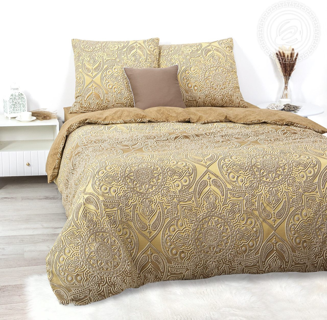 Комплект постельного белья «Императрица» | De Luxe | АртПостель