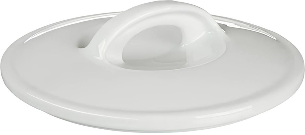 Крышка для горшка для запекания «Белая» | Башкирский фарфор