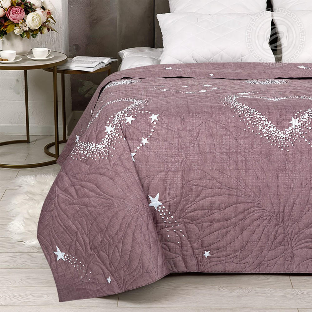 Покрывало стеганое «Романтика» | Ультрастеп | АртПостель