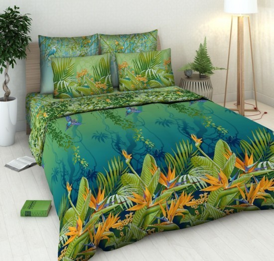 Комплект постельного белья «Эдем» с 3D эффектом (арт. 4197/1, евро, бязь, 2 наволочки 70х70) | ТДЛ Текстиль