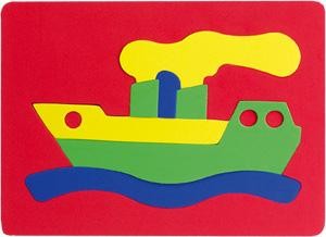 Мягкий конструктор. Мозаика "Кораблик" (18х24) | Мягкий Конструктор. Мозаики | Фантазер