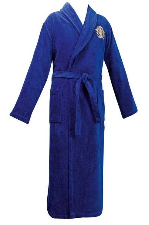 Халат махровый гладкокрашеный "Cavaliere" с эффектом велюра | Cavaliere | ДМ Текстиль