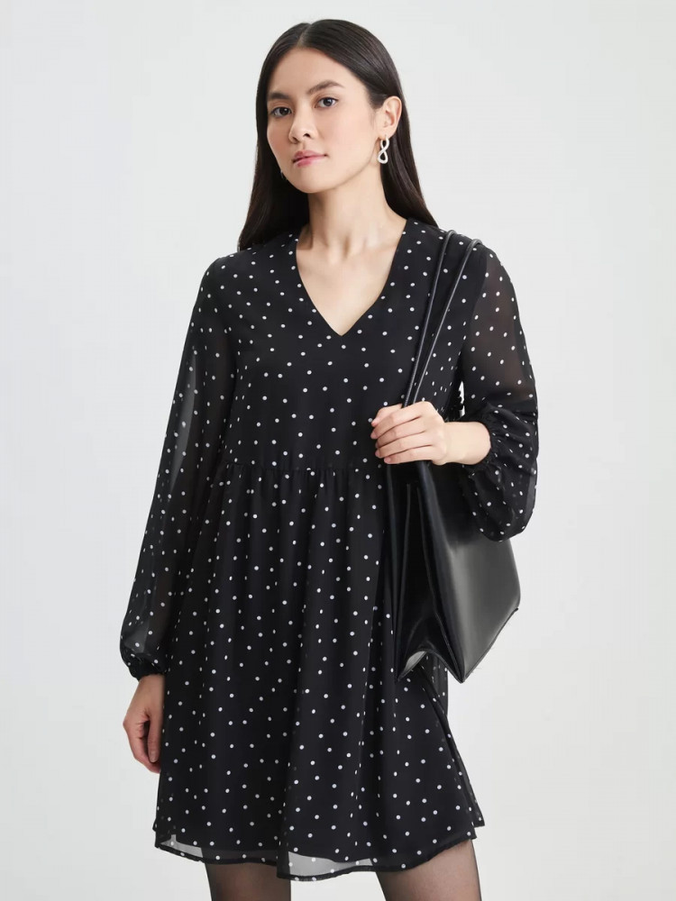 Платье с длинными рукавами | ZARINA