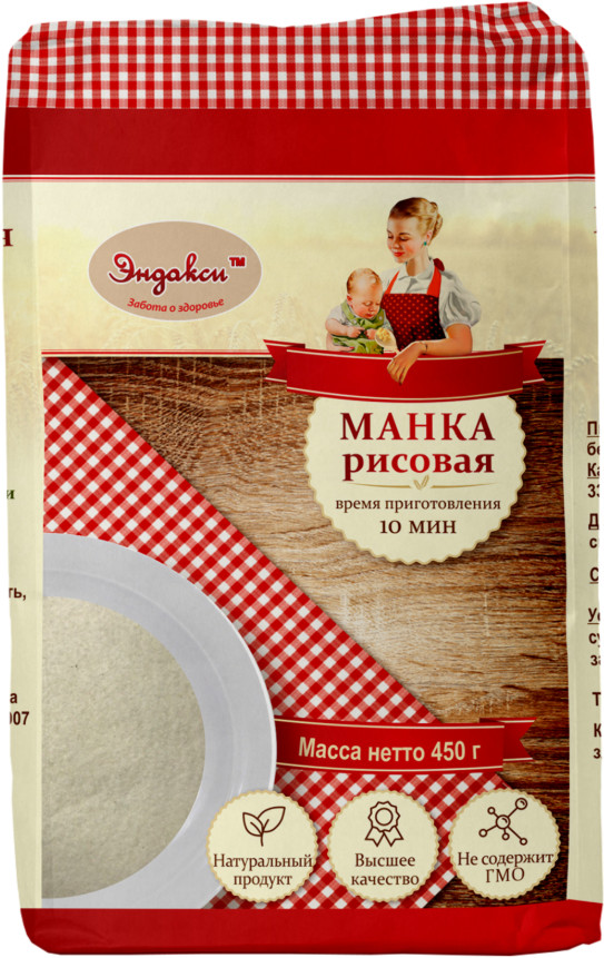 Манка крупяная «Рисовая» | Эндакси