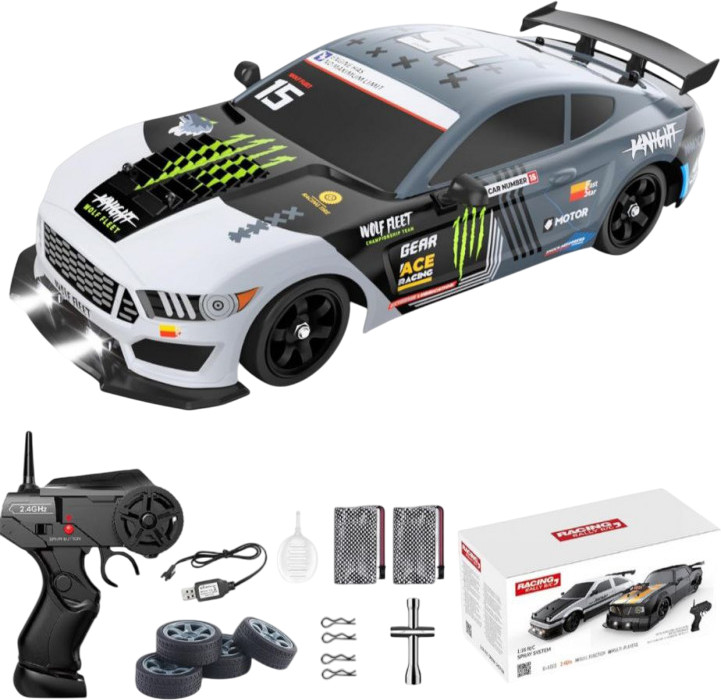 Машинка на радиоуправлении для дрифта с паром «Ford Mustang»