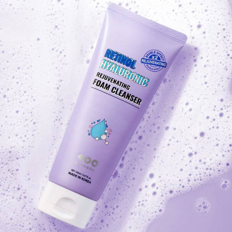 Пенка для умывания с ретинолом увлажняющая ночная «Rejuvenating Retinol & Hyalyronic Night Foam Cleanser» | Dearboo