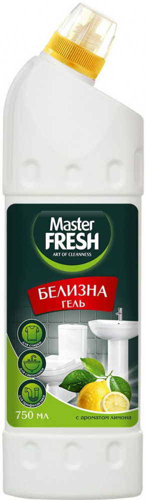 Отбеливатель для сантехники с ароматом лимона « Белизна» | Master Fresh