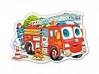 Пазл «Пожарная машина», 15 элементов
