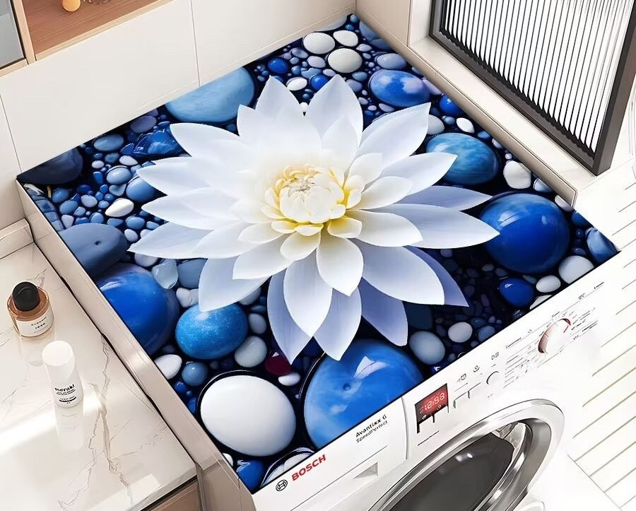 Коврик для холодильника и стиральной машины «Лотос»