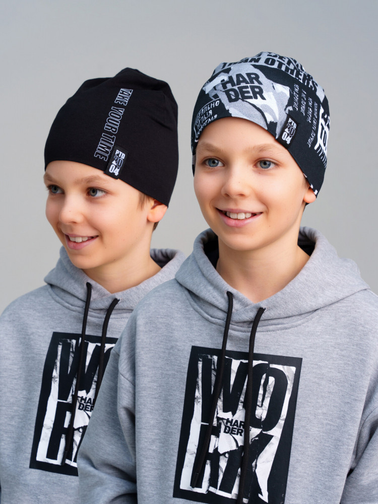 Комплект шапок для мальчиков | PlayToday