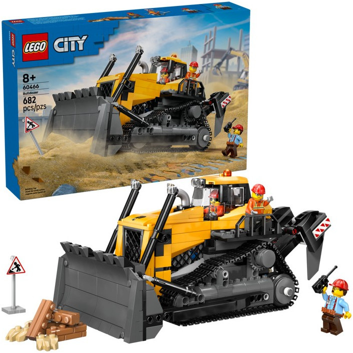 Конструктор City 60466 Желтый бульдозер. Yellow Bulldozer | LEGO City | LEGO (ЛЕГО)