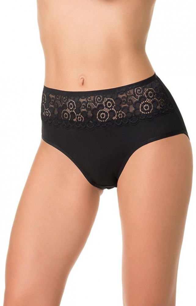 Трусики-слипы с высокой посадкой и кружевом | Dentelle