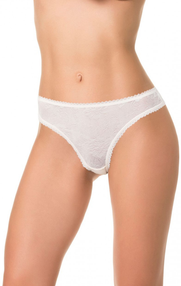 Кружевные трусы-стринги со средней линией талии | Dentelle