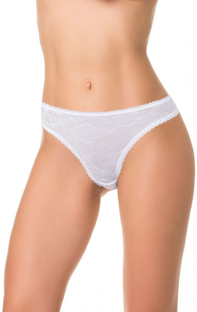 Кружевные трусы-стринги со средней линией талии | Dentelle