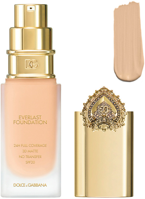 Тональный крем стойкий матовый «Everlast foundation» SPF20 PA+++, оттенок 06W Light - Теплый желтый подтон | Devotion | Dolce&Gabbana