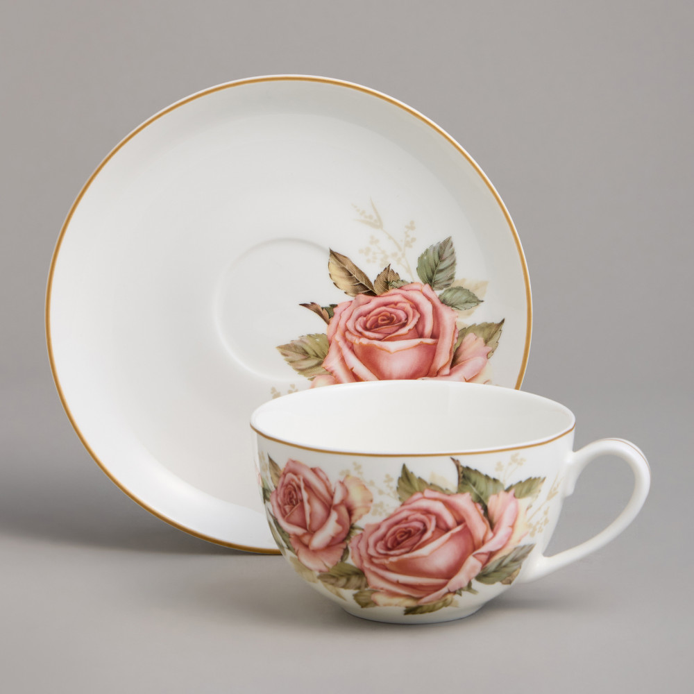 Чайная пара «Корейская роза» | Китайская роза | Lefard