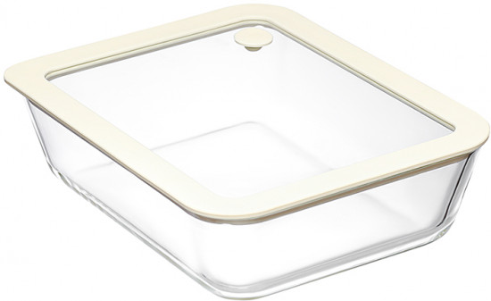 Контейнер для запекания и хранения с крышкой и вакуумным эффектом