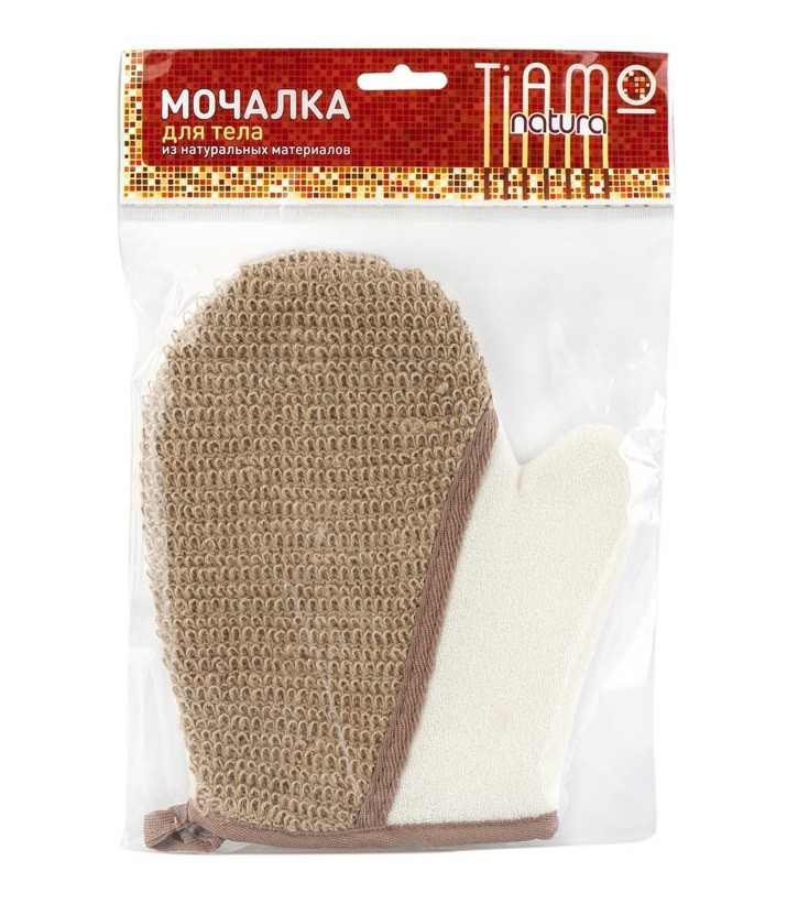 Мочалка из китайской крапивы "Фея" Варежка | Акцент