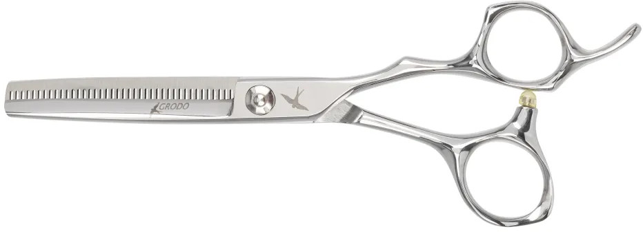 Ножницы для груминга филировoчные парикмахерские 6" 40T «Ergo» | Grodo