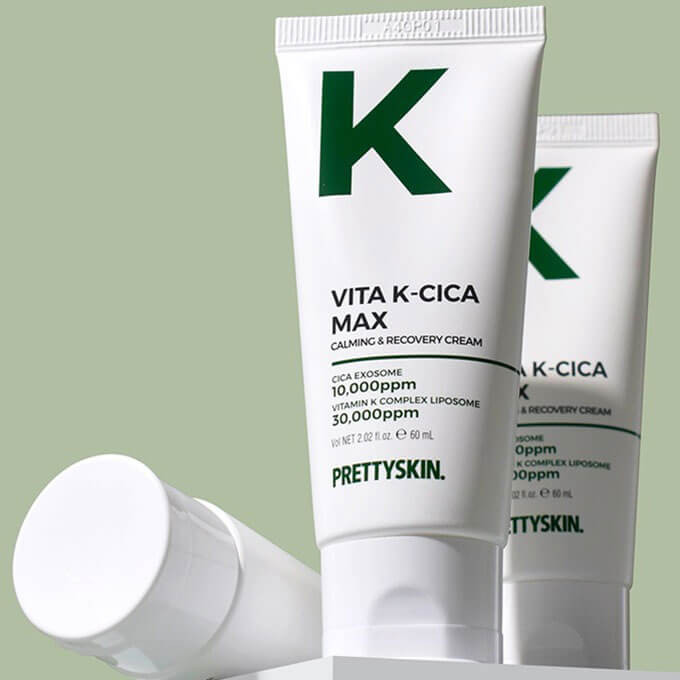 Крем для лица от купероза и красноты «Vita K-Cica Max Calming&Recovery Cream» | Pretty Skin