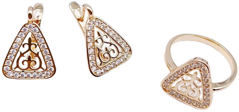 Комплект украшений для женщин c кристаллом | Tuimedaq