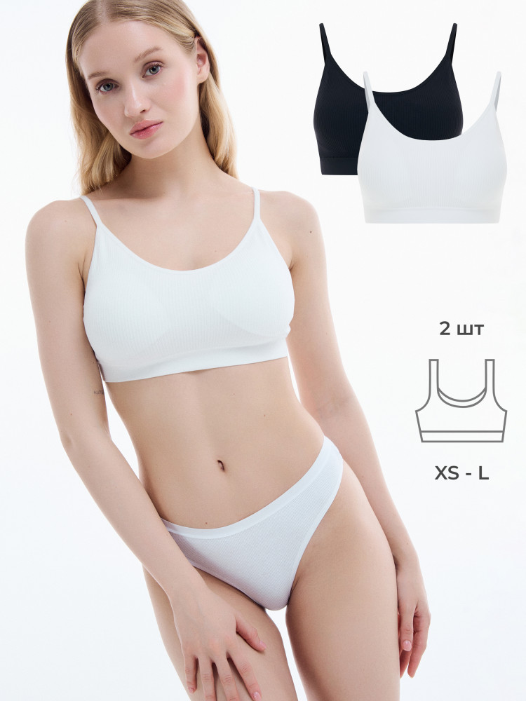 Комплект бюстгальтеров-топопов женских | ТВОЕ