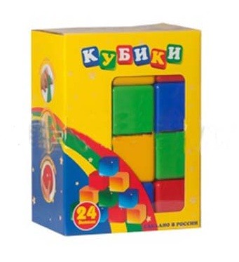 Кубики в наборе