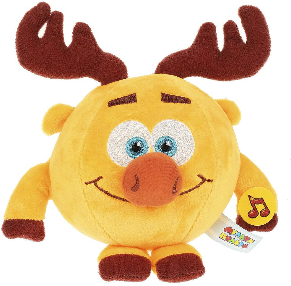 Игрушка мягкая озвученная «Лосяш» | Смешарики | Мульти-Пульти