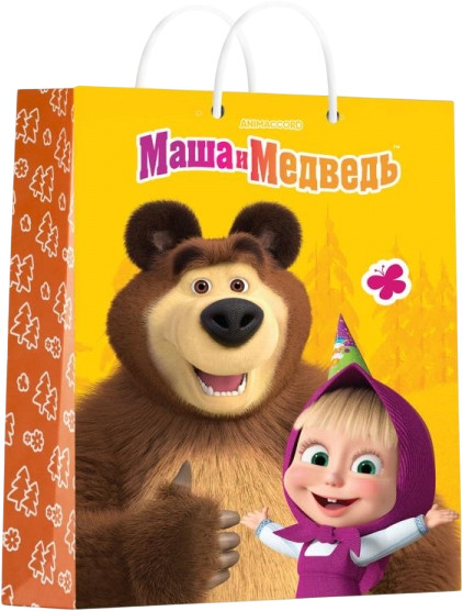 Пакет подарочный «Маша и Медведь» | Чудо праздник