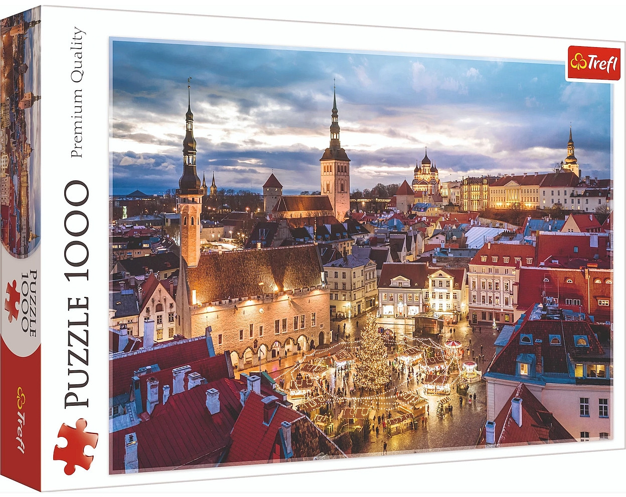 Пазл «Площадь Ратуши в Таллине» | Premium Quality | Trefl