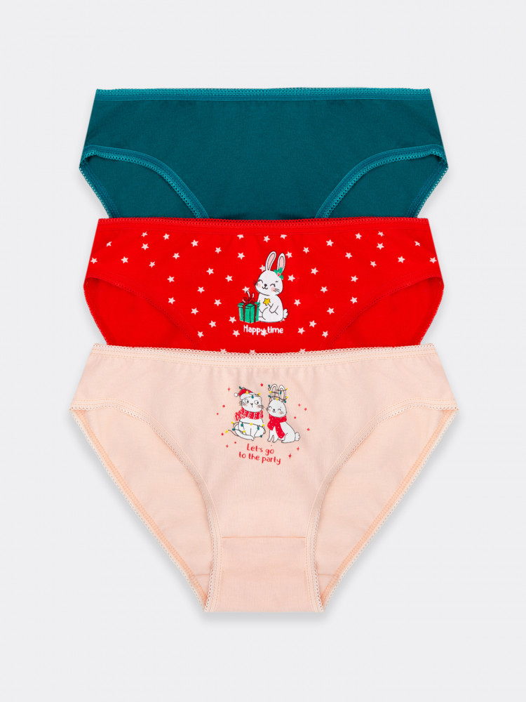 Трусы-слип для девочек комплект | Mark Formelle