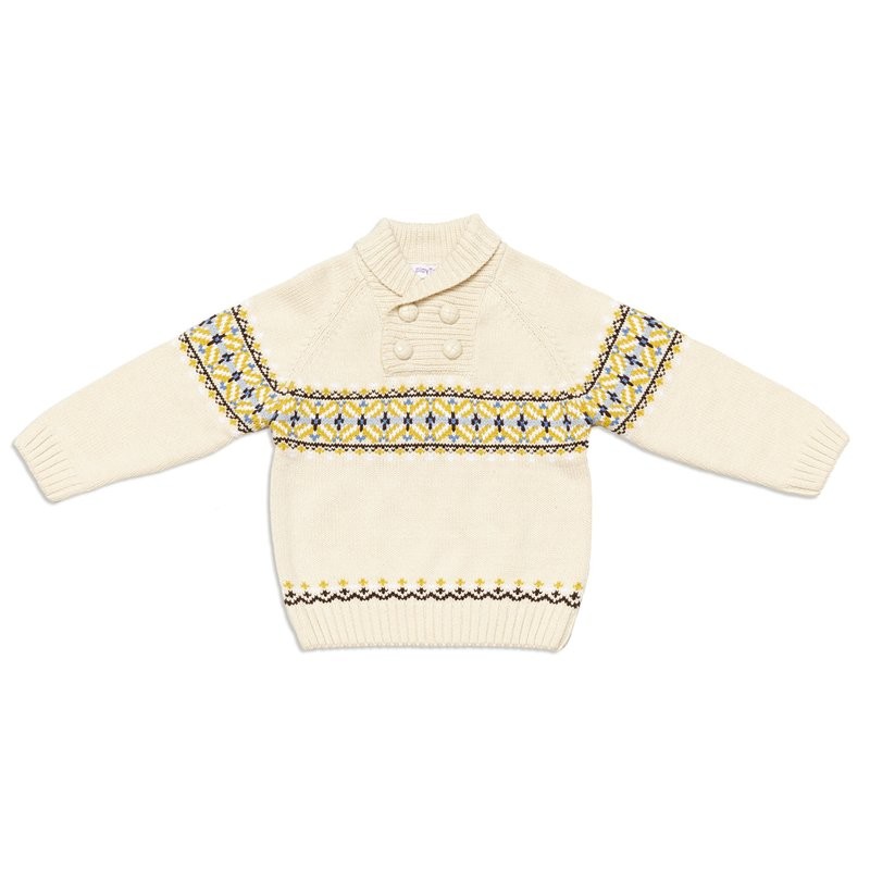 Свитер детский трикотажный для мальчиков | Полярный мишка | PlayToday