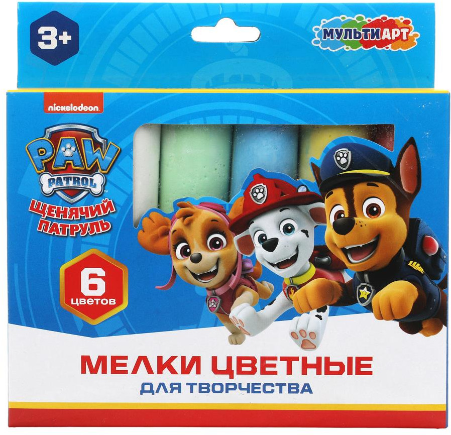 Набор цветных мелков для творчества «Щенячий патруль» | Щенячий патруль | УМка