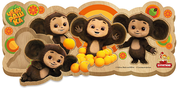 Рамка-вкладыш «Чебурашка» | Чебурашка | Буратино