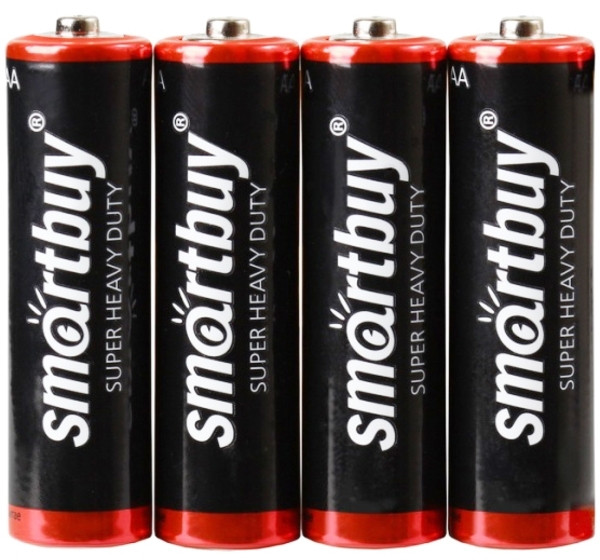 Набор батареек солевых ААА | Smartbuy
