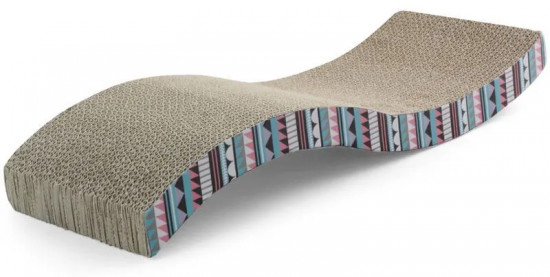 Когтеточка-лежанка для кошек «Волна»