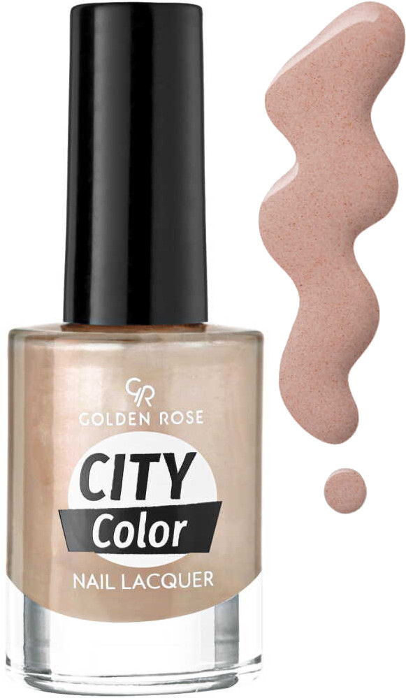 Лак для ногтей «City Color», оттенок 17 | Golden Rose