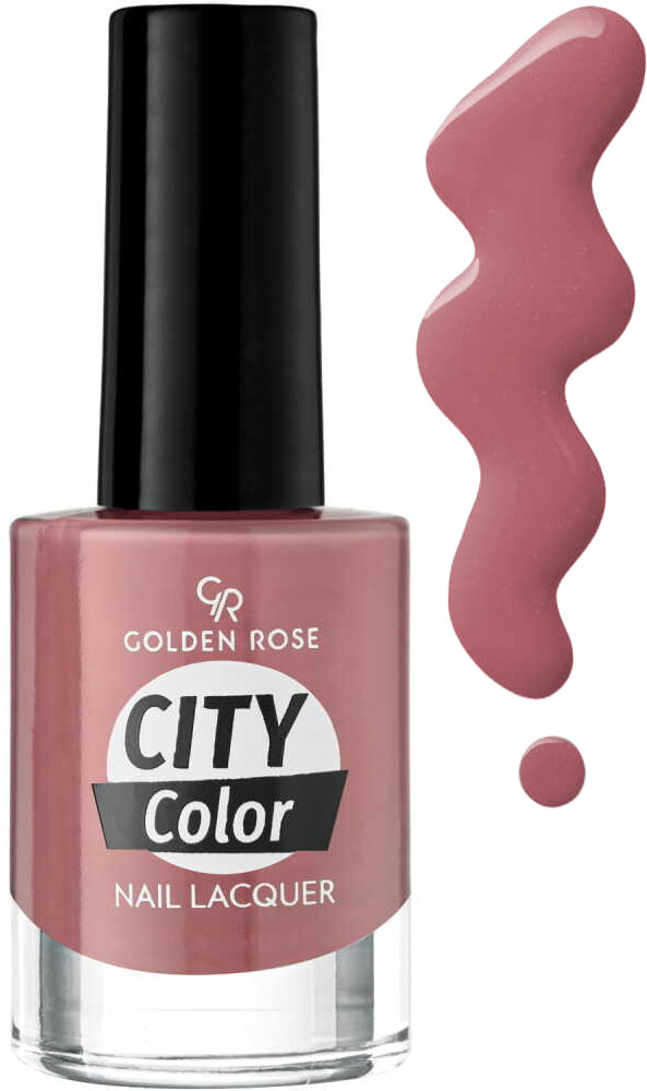 Лак для ногтей «City Color», оттенок 28 | Golden Rose