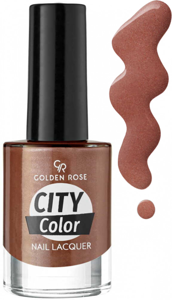 Лак для ногтей «City Color», оттенок 41 | Golden Rose