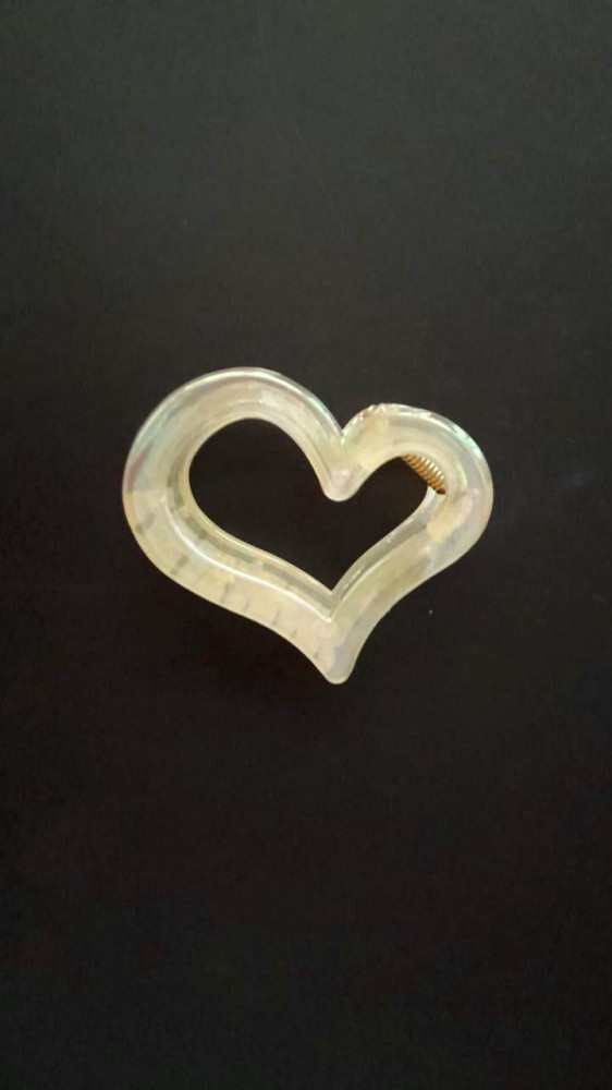 Заколка-краб «Сердце»