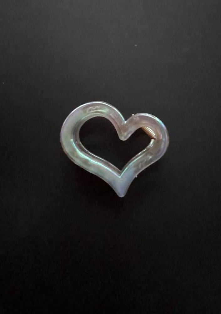 Заколка-краб «Сердце»